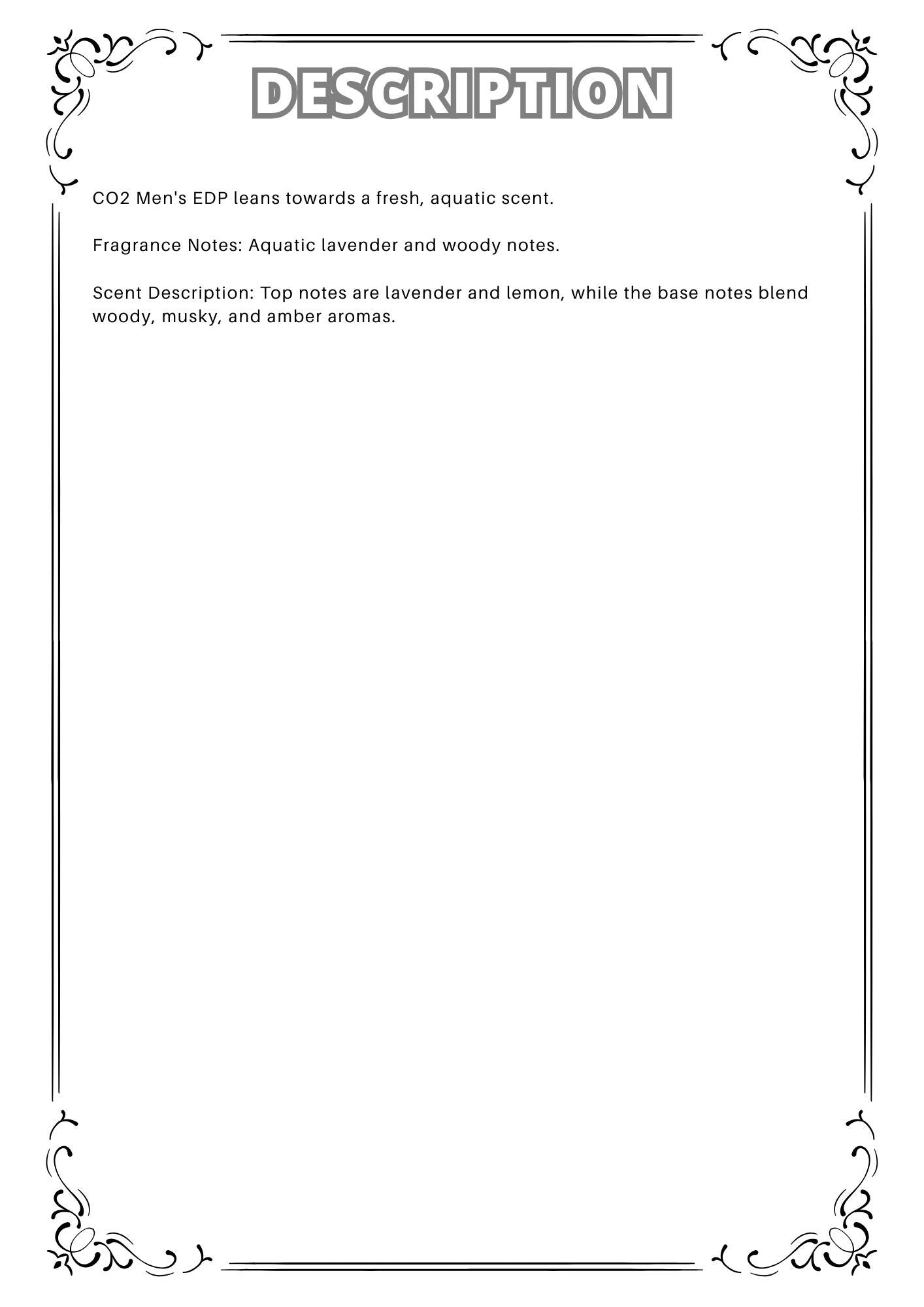 W64 - CO2 edp Jeanne arthes Travel Spray 2ml, 5ml, 10ml 珍妮雅德 CO2 香水 分裝瓶