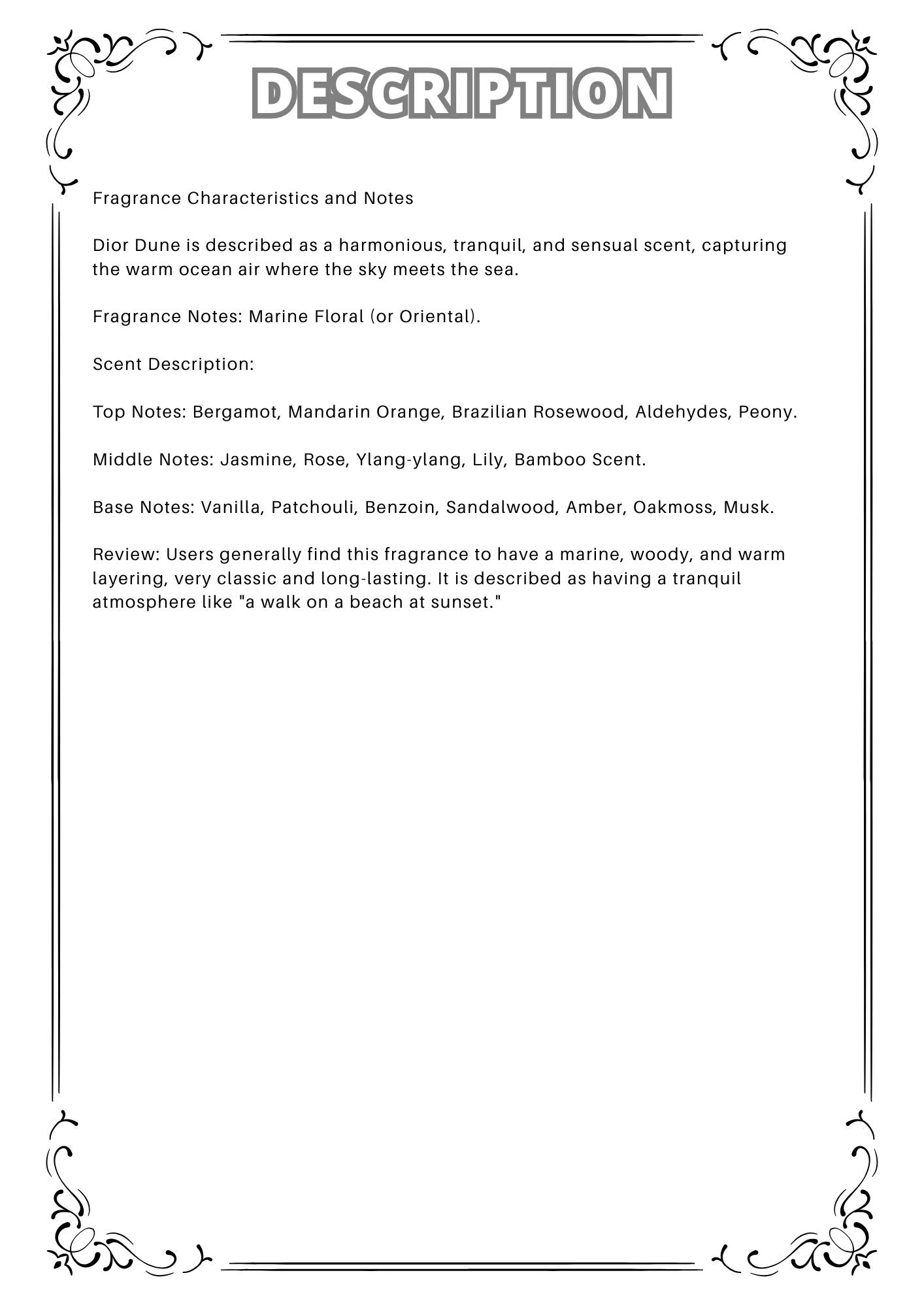 W55 - Christian Dior Dune EDT Travel Spray 2ml, 5ml, 10ml 沙丘女性淡香水 分裝瓶