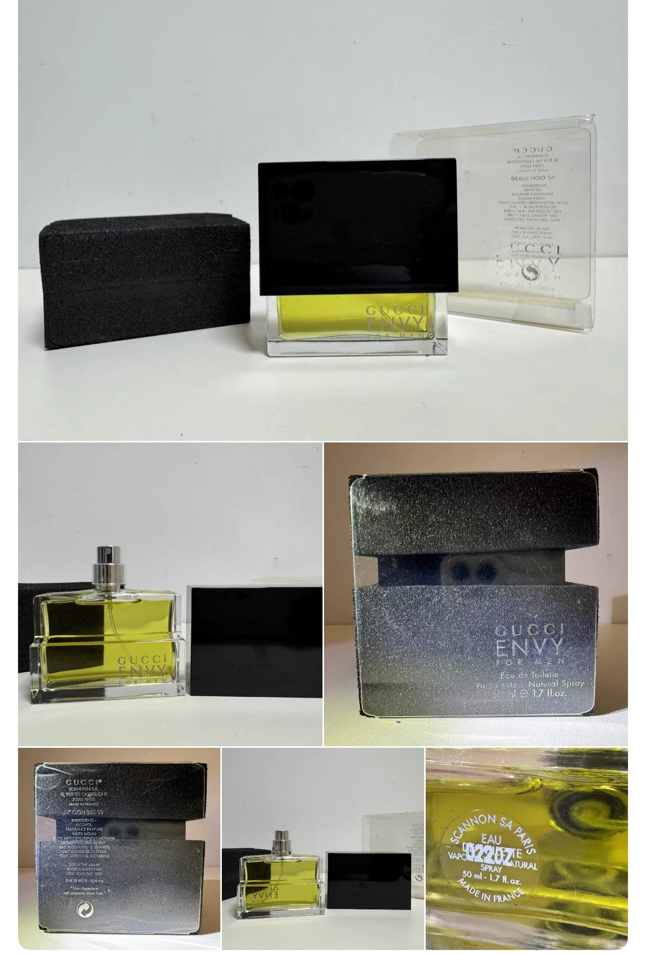 Gucci envy 50ml edt with box