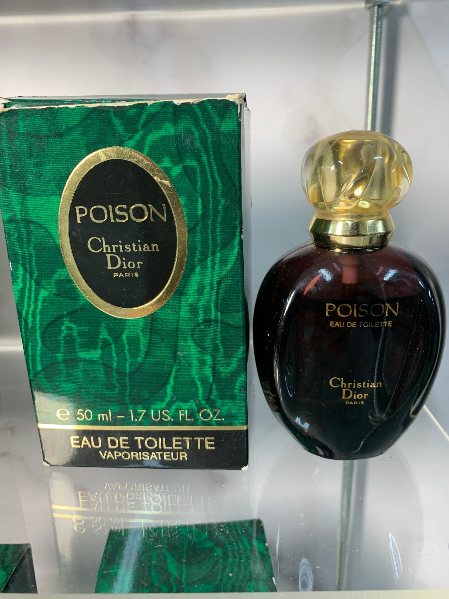 Rare Christian Dior Posion Eau de Toilette EDT 50ml 1.7 oz - CD