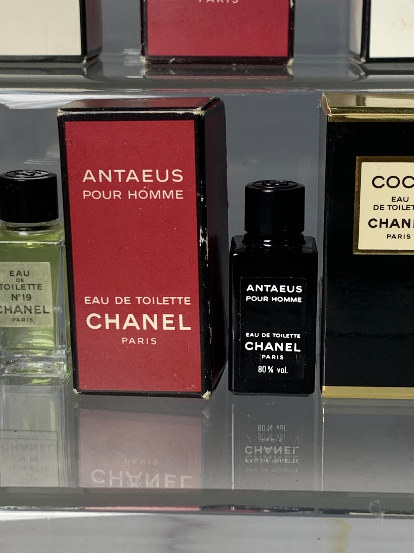 Rare Chanel No. 5, 19, coco, antaeus Eau de toilette edt 4m, 19ml - 121223-A