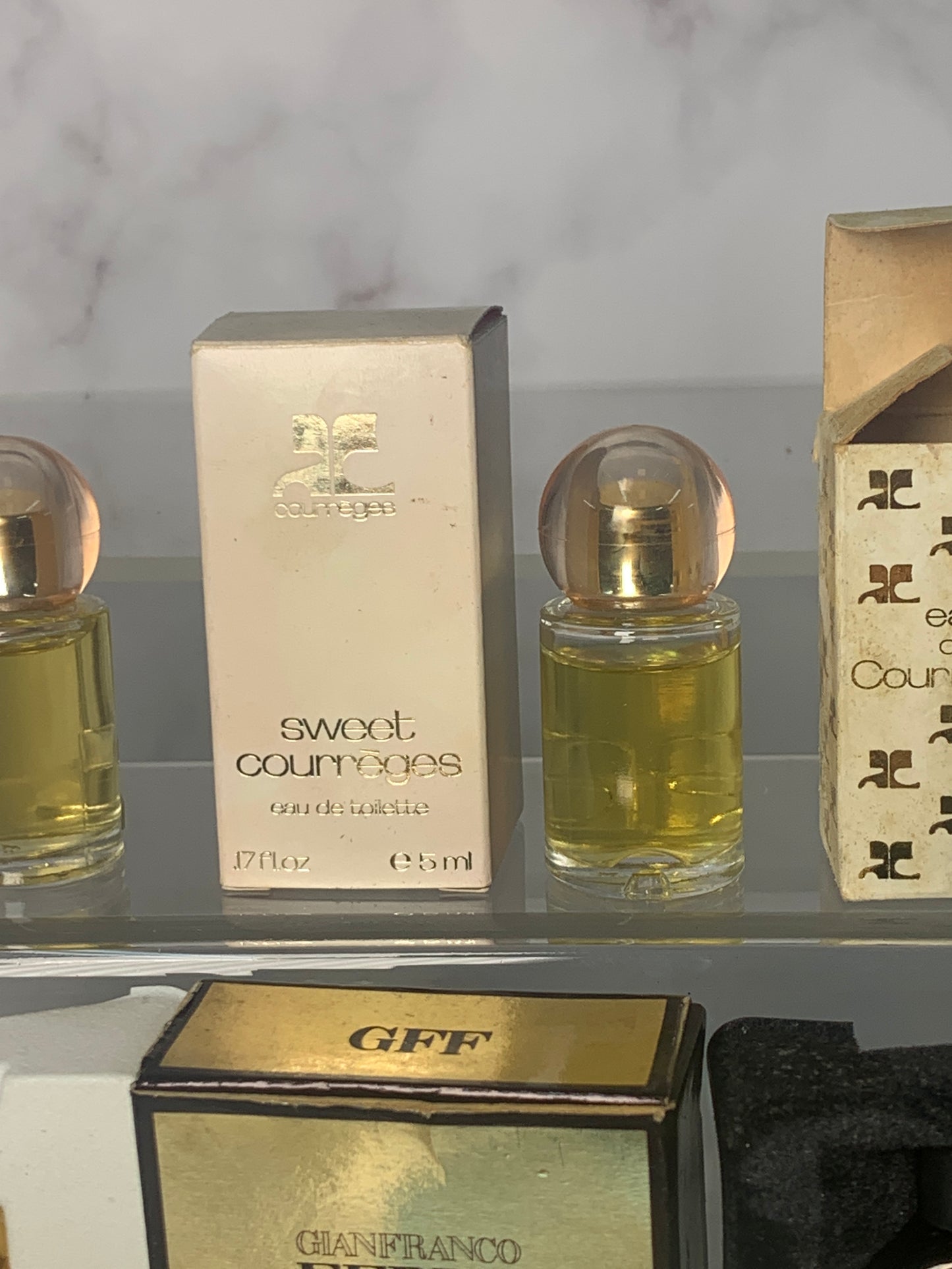 Courreges Ferre Krizia sculpture davidoff eau de toilette EDT - 121223-D