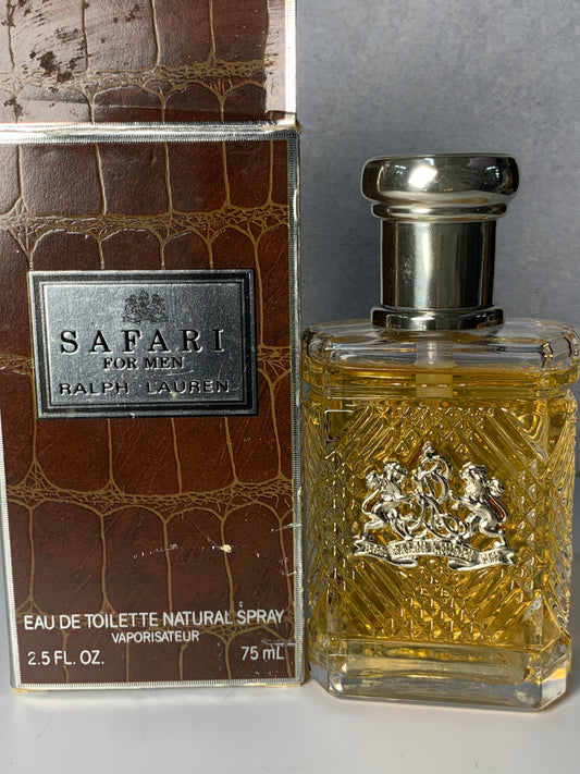 Ralph Lauren Safari   75 ml 2.5 oz  edt eau de toilette   - 230525