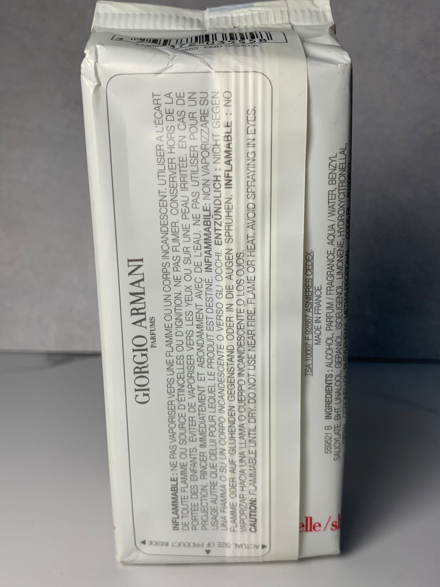 Emporio Armani 50ml 1.7 oz Eau de toilette EDT - 230525
