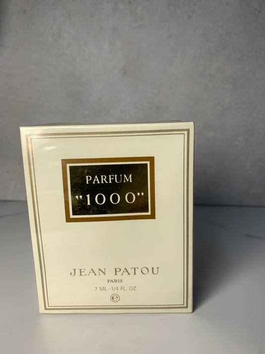 Sealed Jean Patou 1000 7ml 1/4 oz Parfum      - 230525