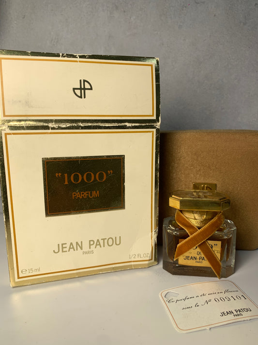 Sealed Jean Patou 1000 15ml 1/2 oz Parfum      - 230525