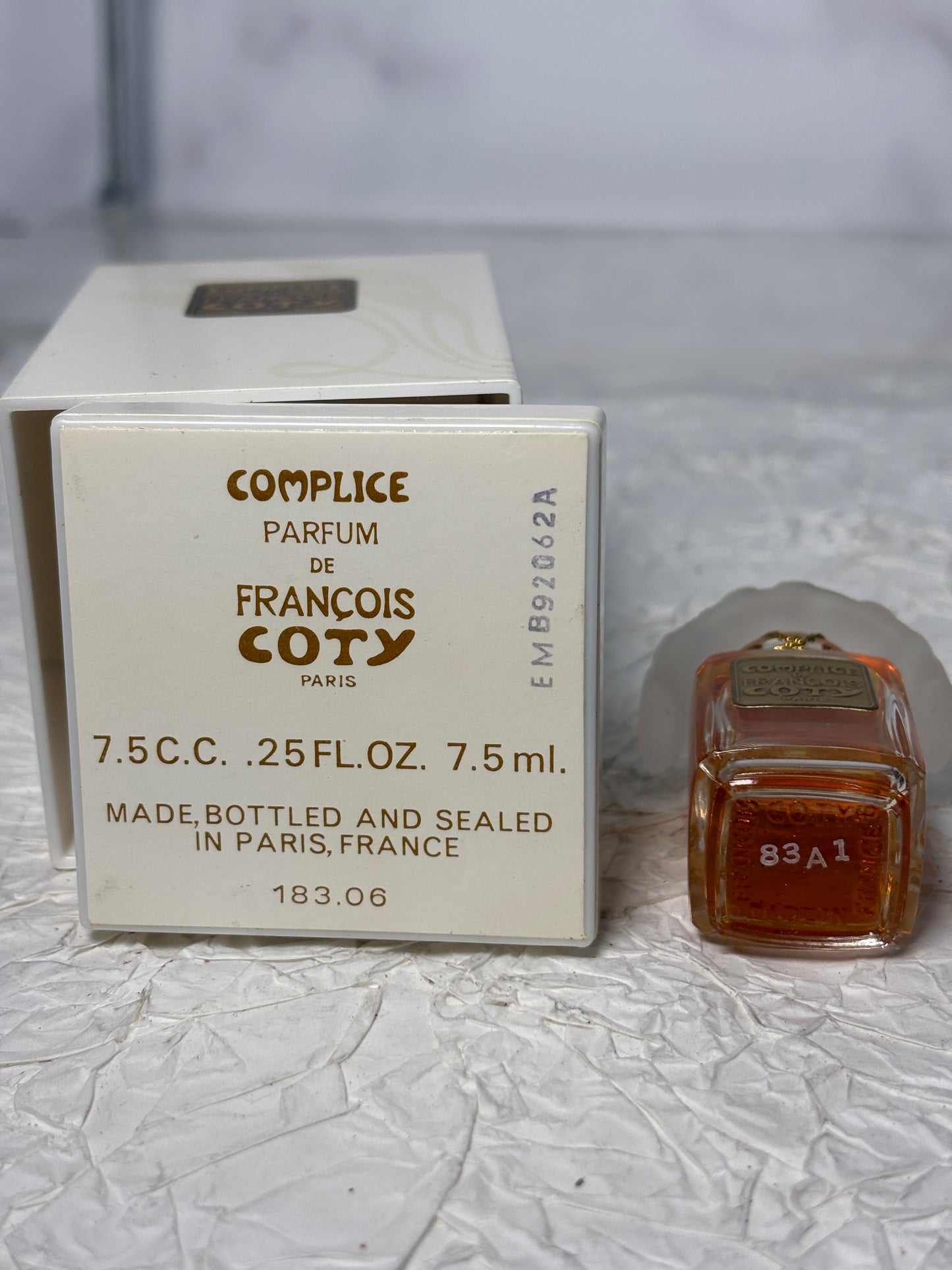 Sealed Coty Francois Complice Dior 7.5ml 1/4 oz Parfum Perfume 020125-35