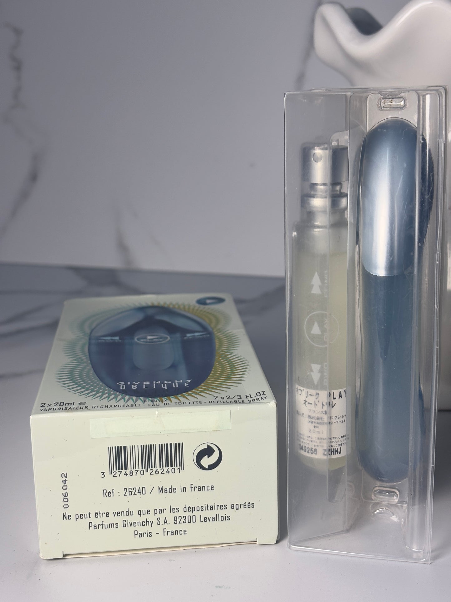 Auth Givenchy Oblique 20ml x 2 Eau de Toilette EDT - 280225