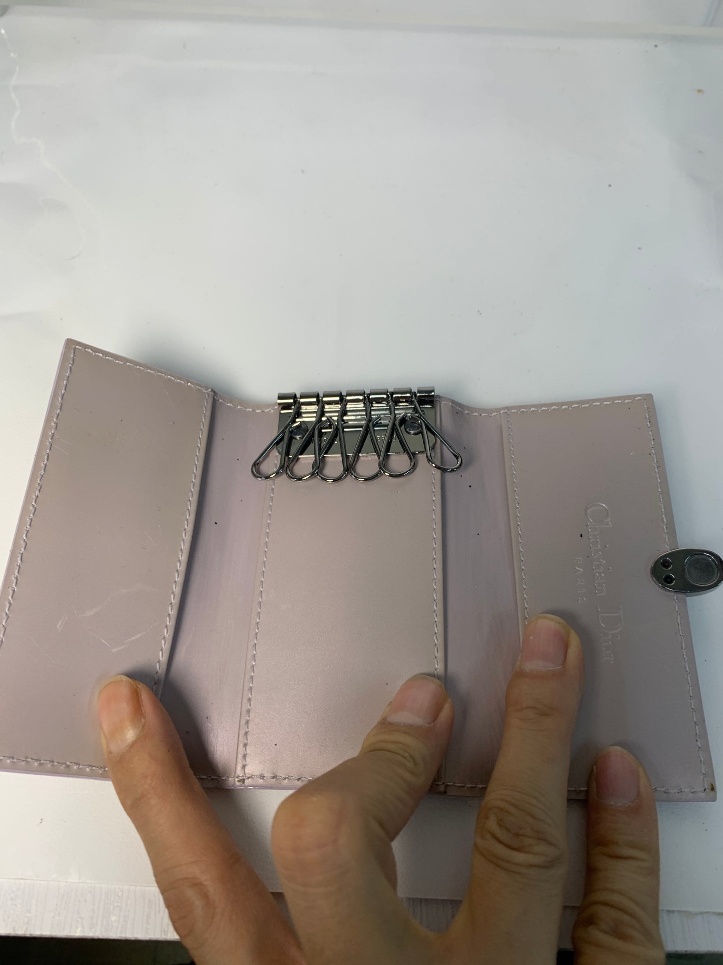 Rare Women Christian Dior key holder wallet - 040424