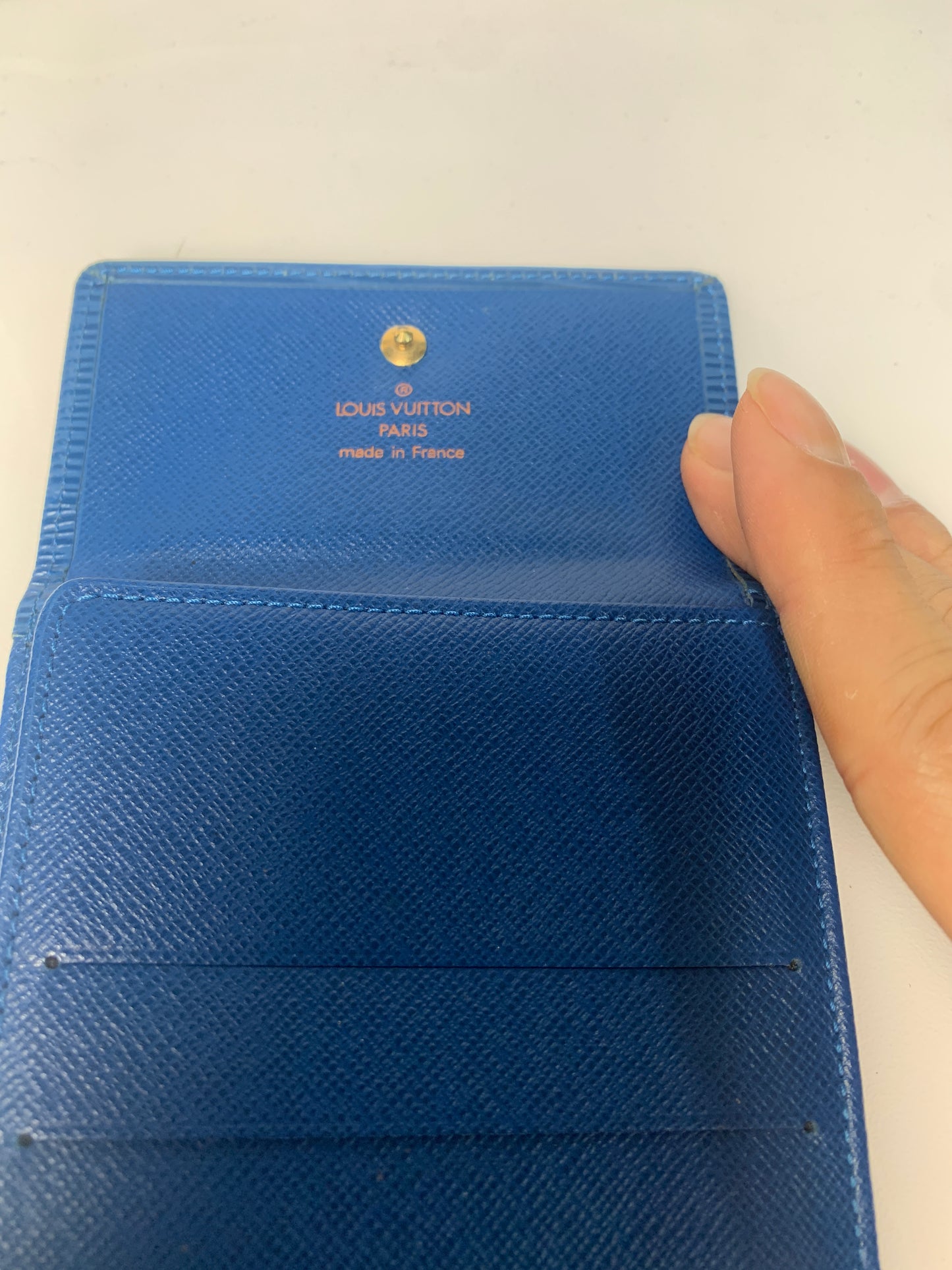 Rare Women Louis Vuitton EPI coins bag holder wallet LV - 040424