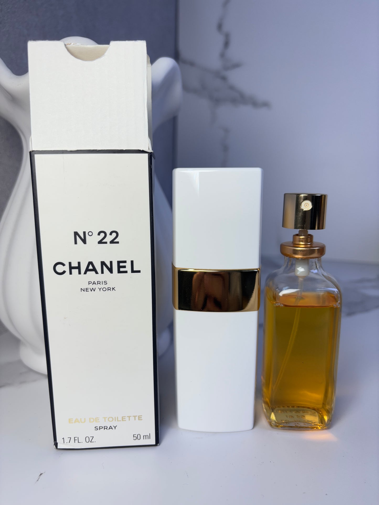 Auth Chanel No. 22 50ml 1.7 oz EDT Eau de Toilette - 220326