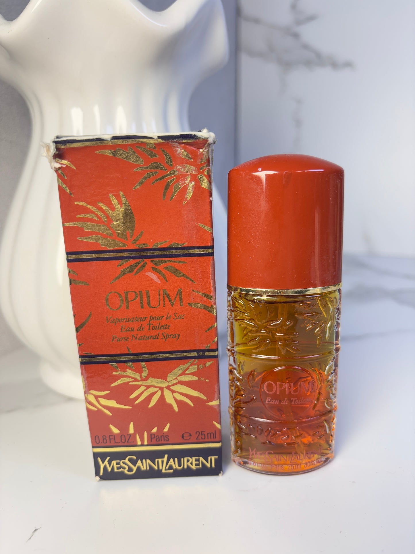 Auth Opium YSL 25ml 0.8 oz EDT eau de toilette - 220325
