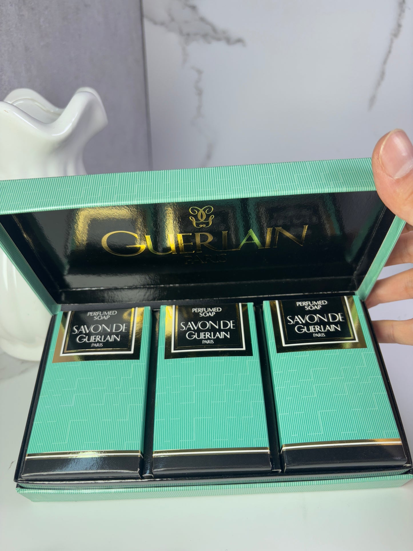 Auth Guerlain Savon de 3 x 75g Soap - 220325