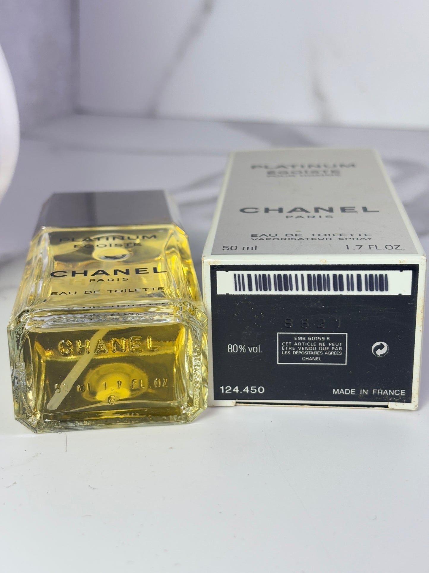 Auth Chanel Platinum 50ml 1.7 oz EDT eau de toilette - 220325