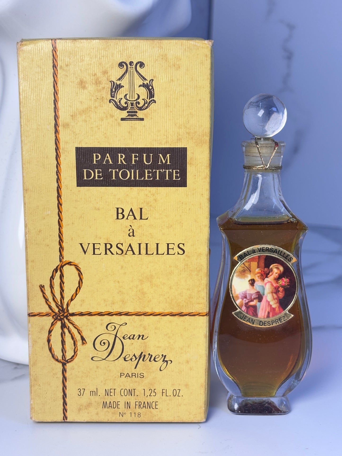 Rare Jean Desprez Bal a versailles 37ml 1.25 oz Parfum Perfume - 220325