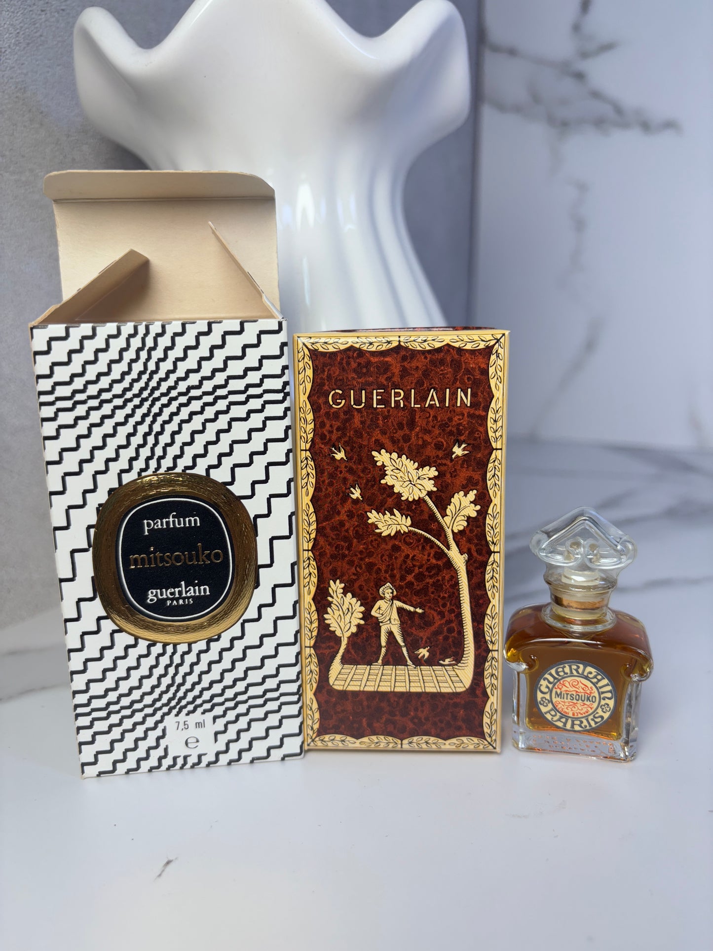 Sealed Guerlain mitsouko 7.5ml 1/4 oz Parfum Perfume - 010425