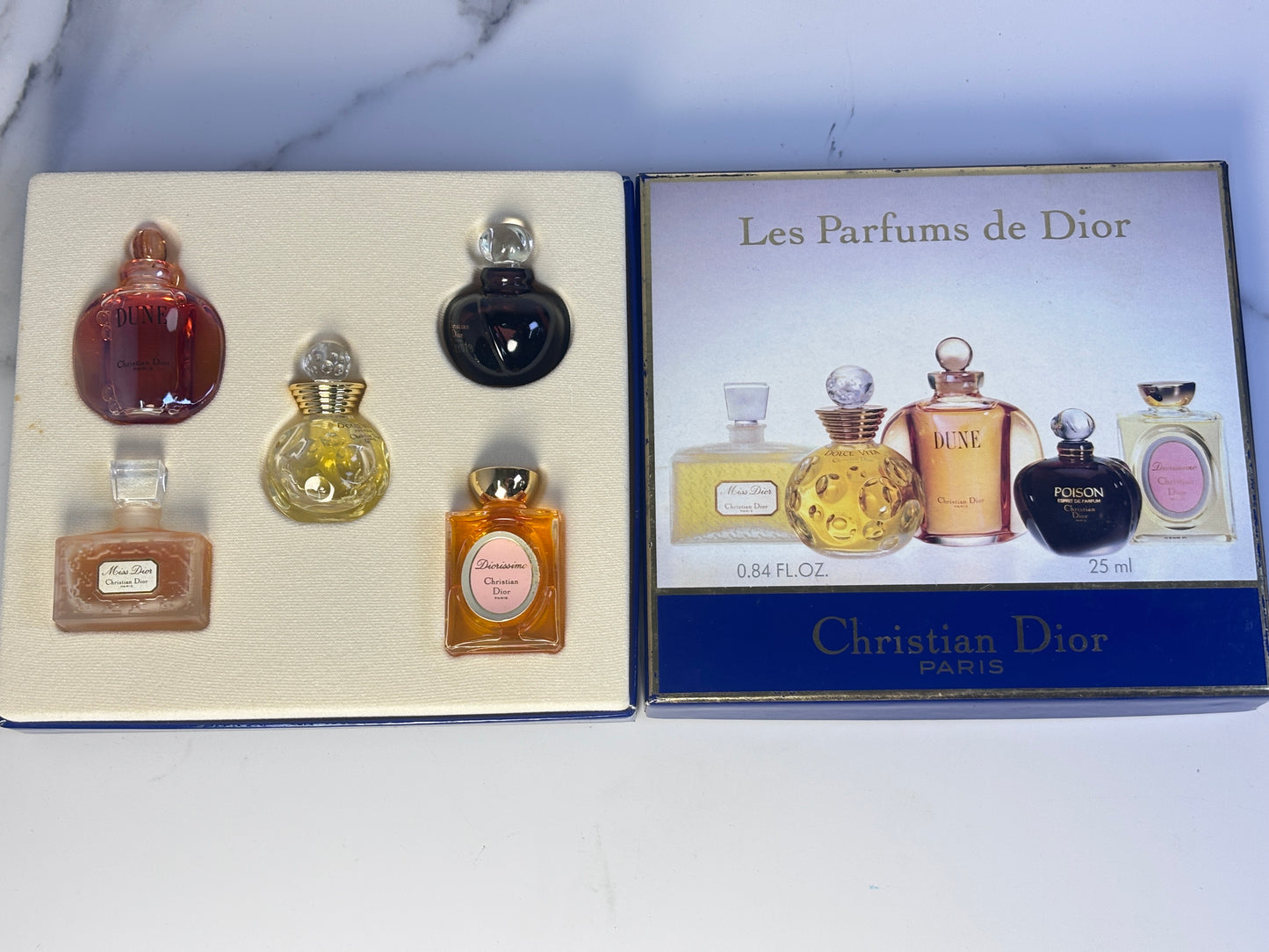 Auth Christian Dior 7.5ml 1/4 oz x 5 EDT eau de Toilette - 010425