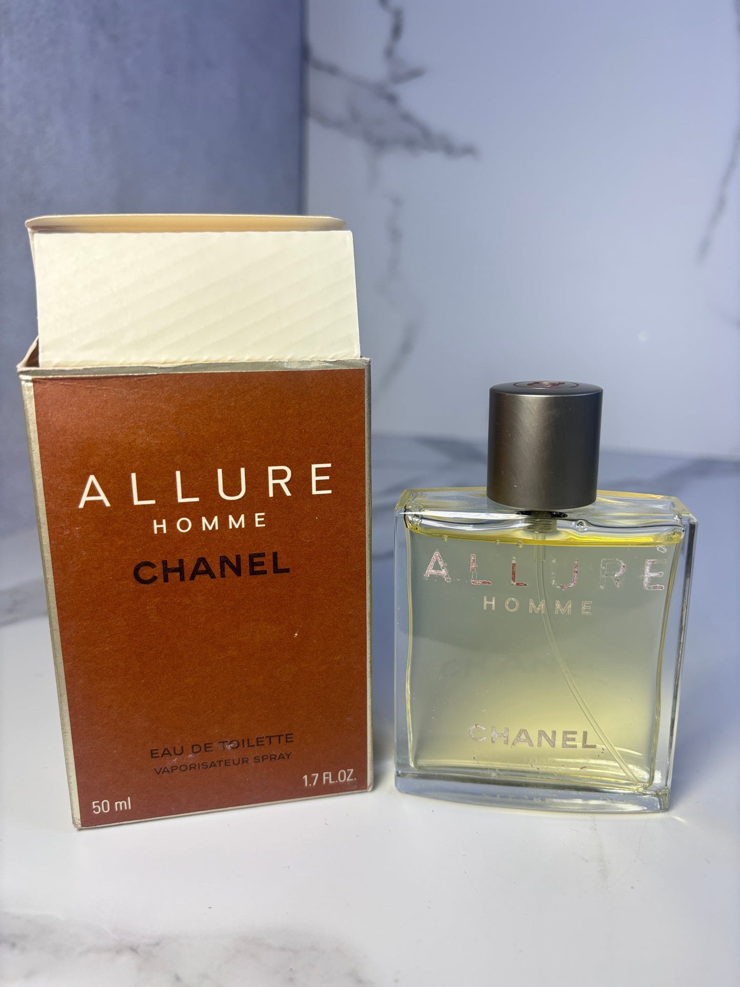 Auth Chanel Allure Homme 50ml 1.7 oz Eau de Toilette EDT - 010425