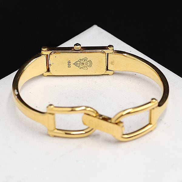 Rare Women Gucci gold tone watch - 060624