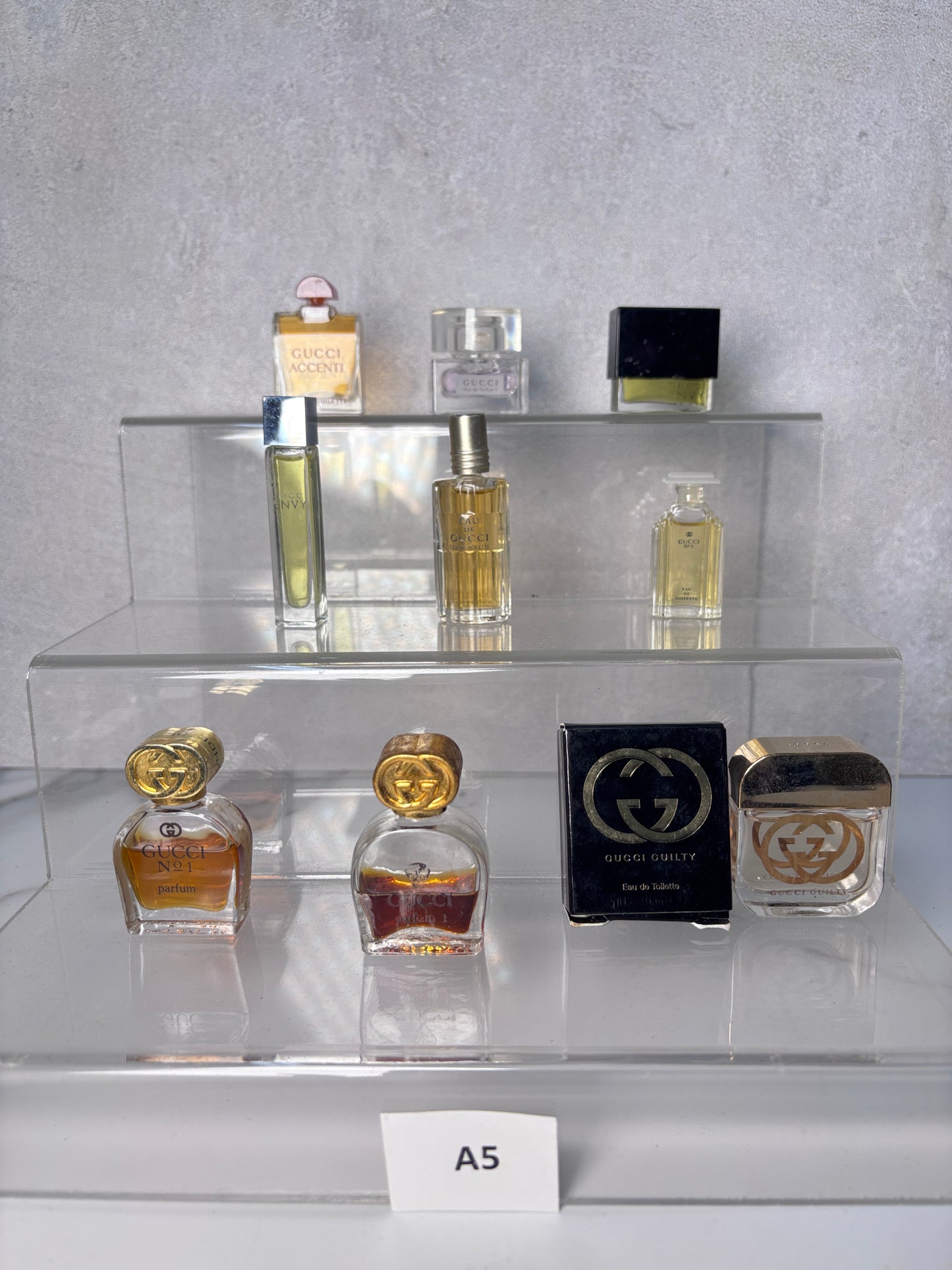 GUCCI Parfum 6ml 8ml Mini 7.5 ml EDT Envy accent - JUN-A5