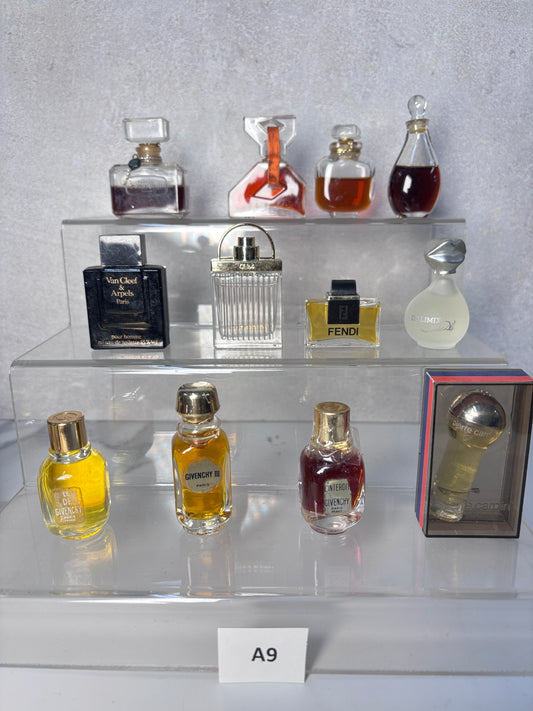 Givenchy Mini Miniatures Parfum Fendi Chole Van Cleef Dalmix   - JUN-A9