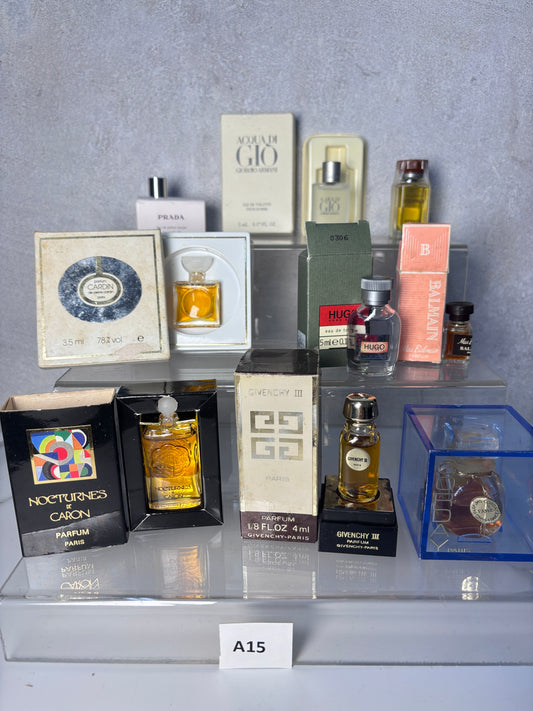 Prada Armani Hermes Caron Givenchy Mini miniature EDT parfum     - JUN-A15