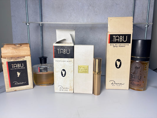 Lot Tabu Dana EDC 50ml , 7.5ml Parfum, Dana 66ml 2 oz - 230625