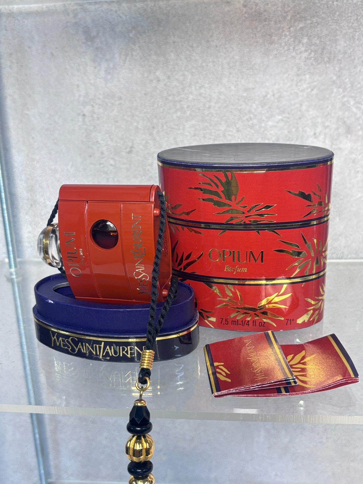 Rare YSL Yves Saint Laurent Opium 50ml 1.7 oz, 7.5ml Parfum - 230625