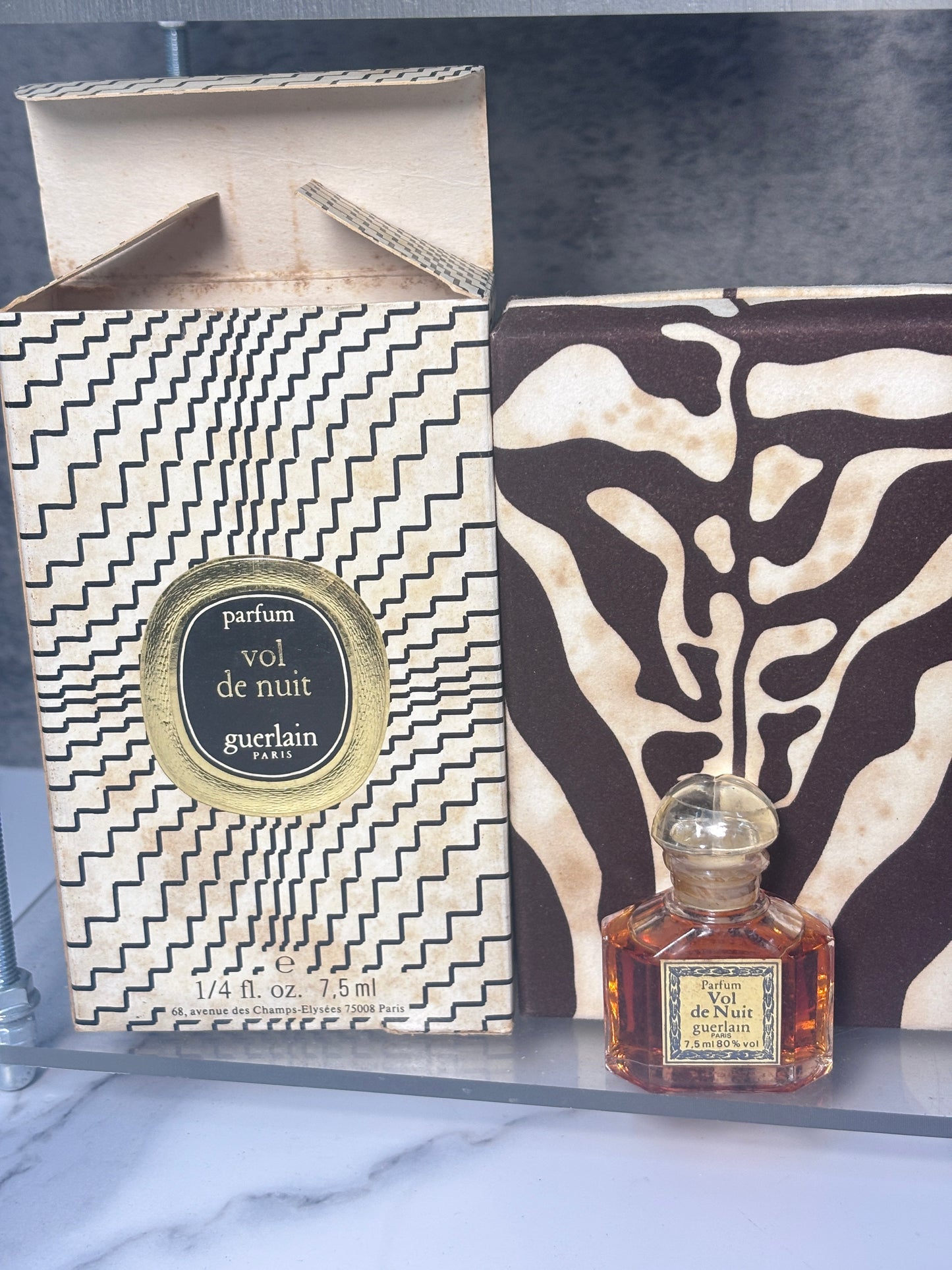 Guerlain Vol de nuit 45ml EDC, 7.5ml 1/4 oz Parfum - TRE 160725