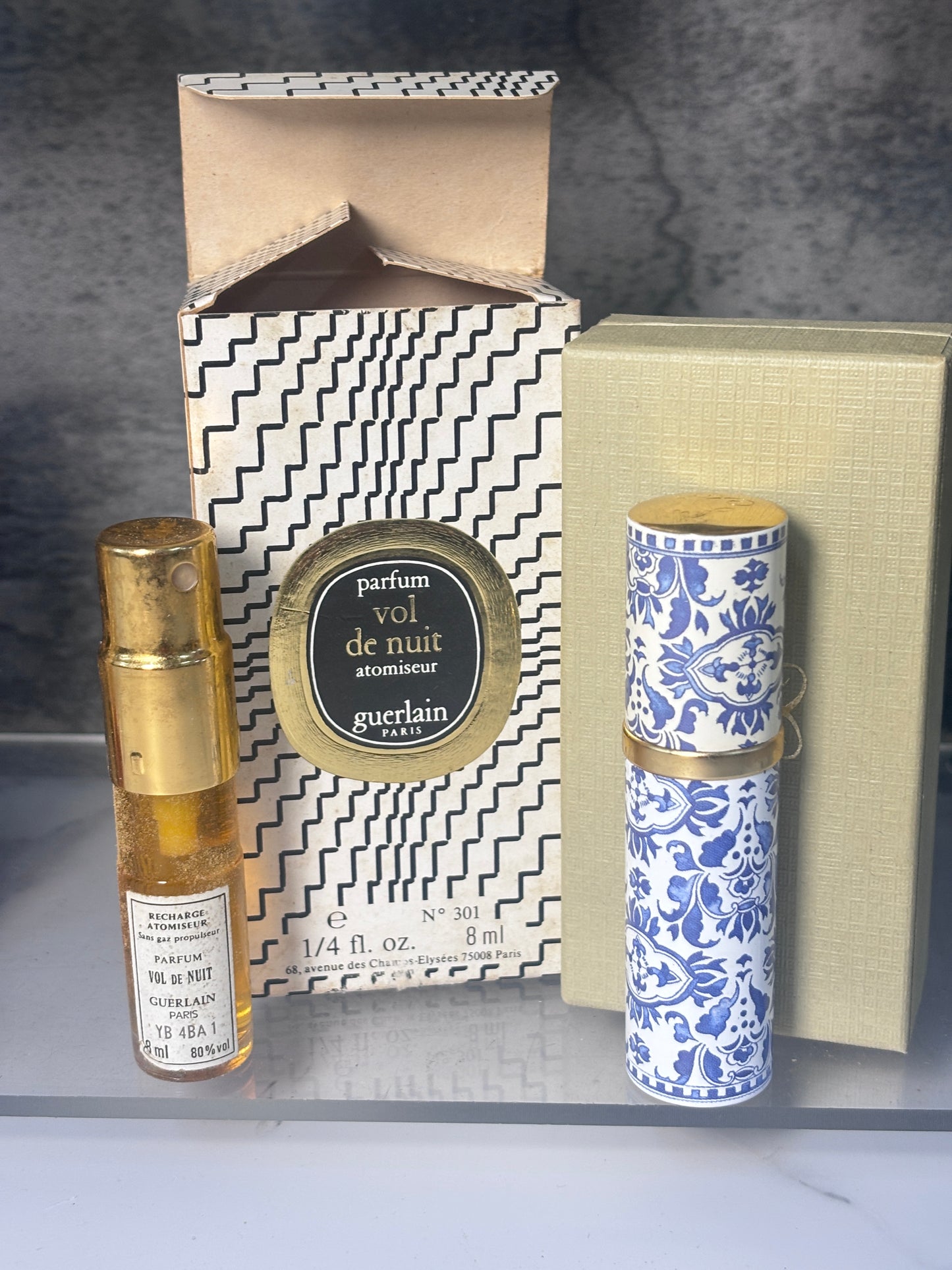 Guerlain Vol de nuit 45ml EDC, 7.5ml 1/4 oz Parfum - TRE 160725