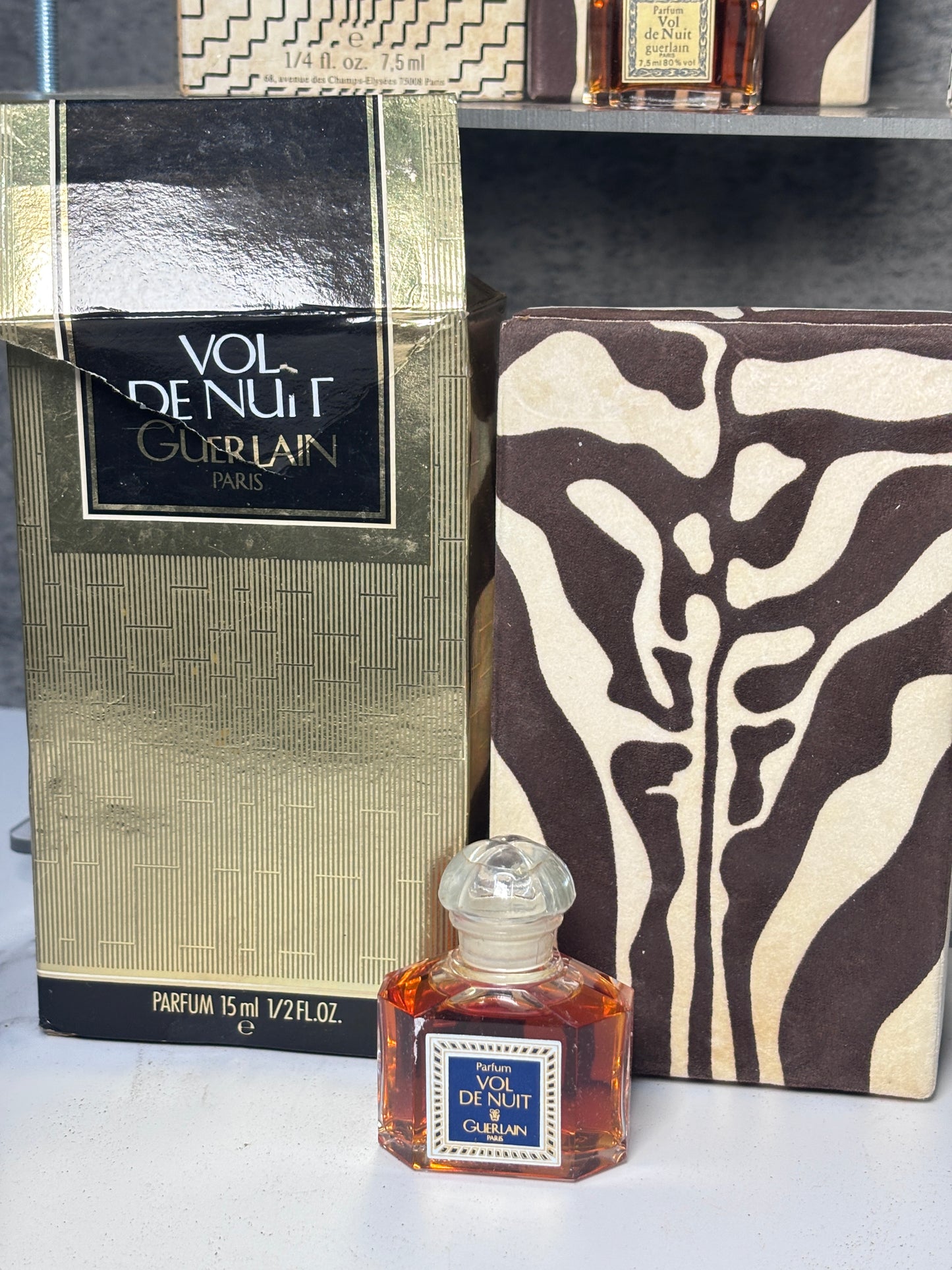 Guerlain Vol de nuit Parfum 7.5ml 1/4 oz 15ml 1/2 oz Perfume - TRE 160725
