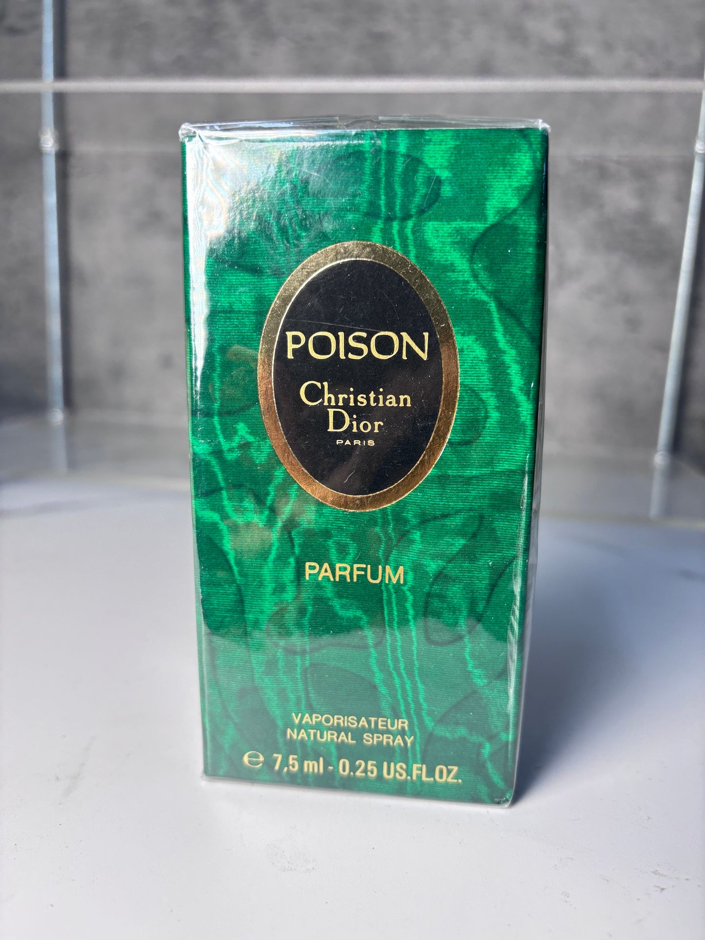 POISON BY CHRISTIAN DIOR 7.5ML VINTAGE PARFUM SPRAY (NEW WITH BOX & SEALED) - TRE 240725