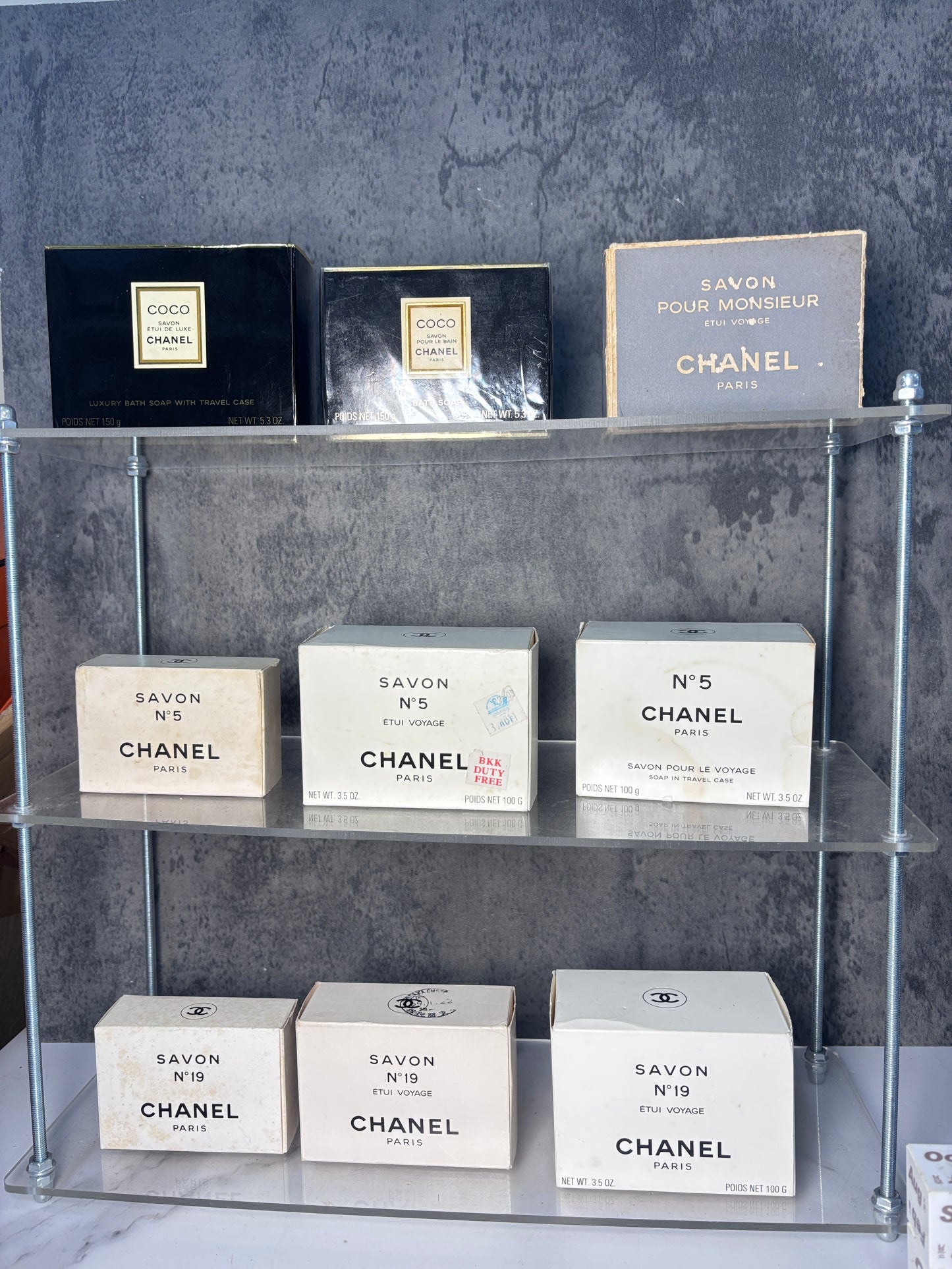Chanel COCO SAVON Soap Pour Monsieur No. 5 No. 19 ETUI VOYAGE 150g 100g 75g