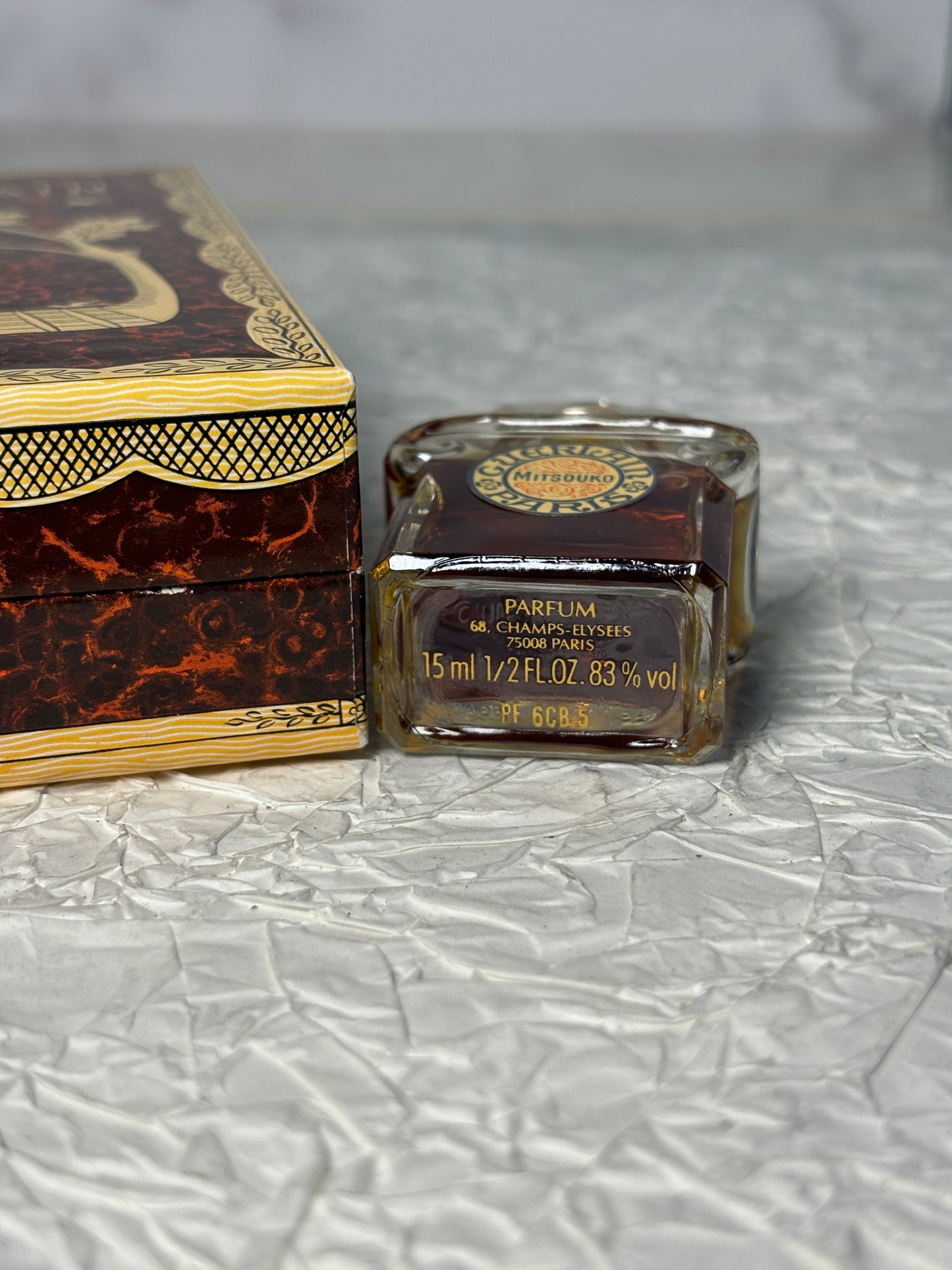 Rare Sealed Guerlain 15ml 1/2 oz Mitsouko Parfum perfume with box - 181024-5