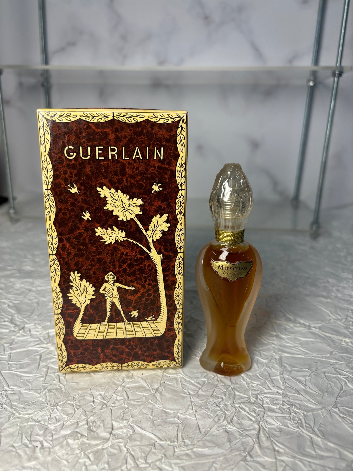 Rare Sealed Guerlain 15ml 1/2 oz Mitsouko Parfum perfume with box - 181024-8