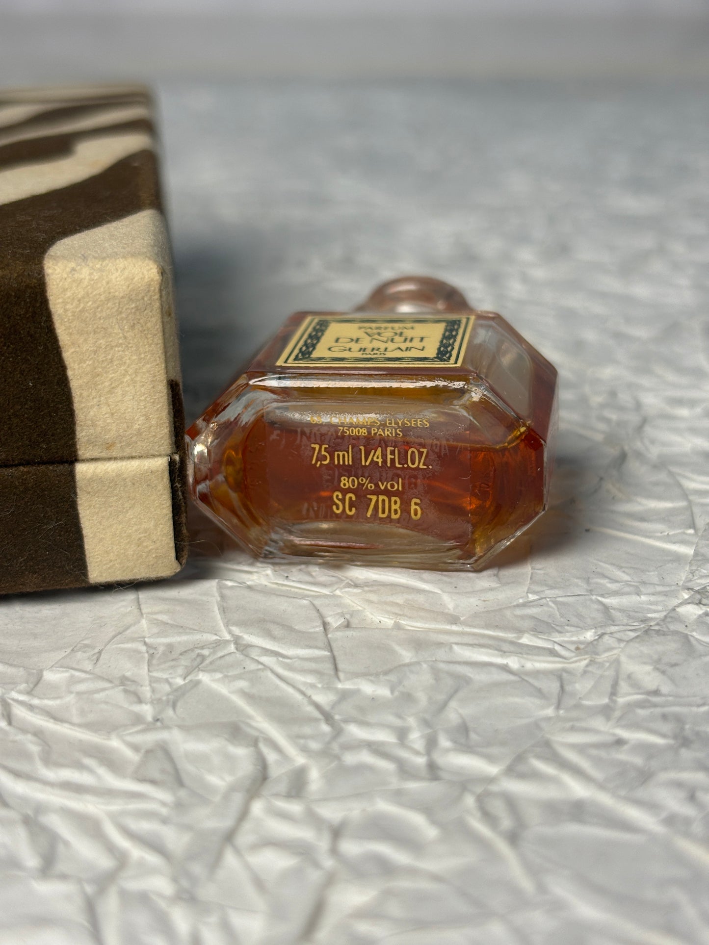 Rare Guerlain 7.5ml 1/4 oz Vol de nuit Parfum perfume with box - 181024-11