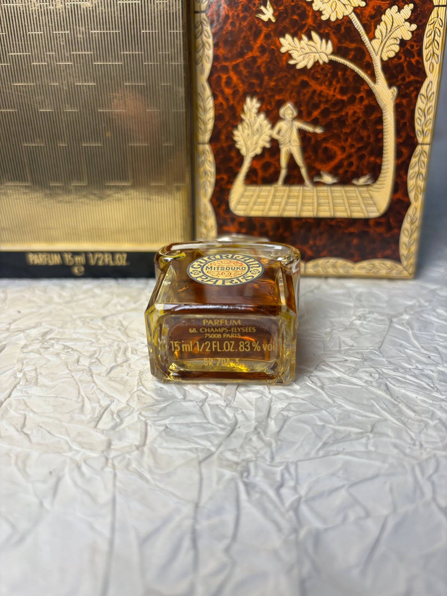 Rare Sealed Guerlain 15ml 1/2 oz Mitsouko Parfum perfume with box - 181024-14