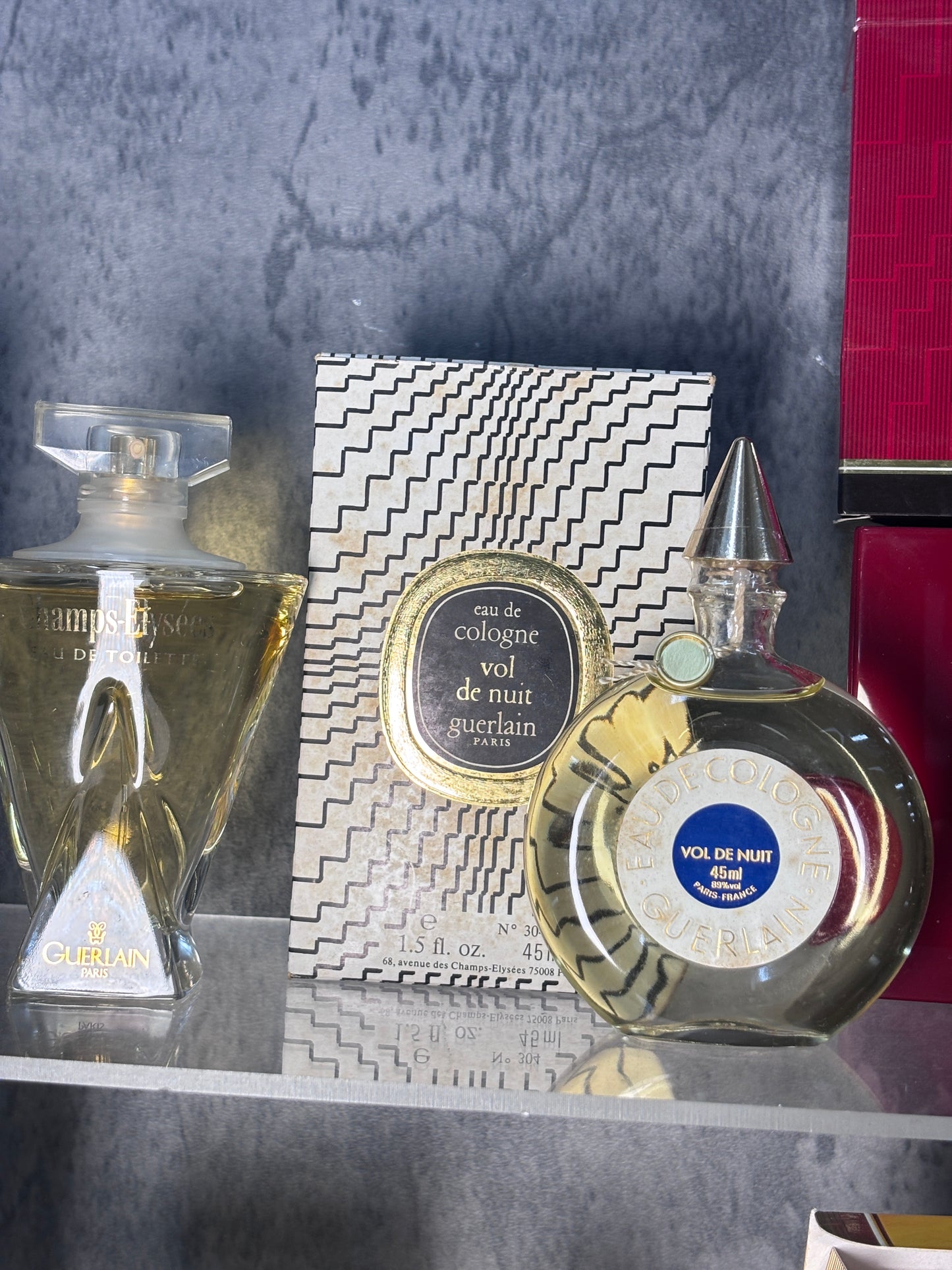 Guerlain Champs Elysees 50ml Samsara 7.5ml Vol de nuit 45ml EDC 30ml EDP - TRE 101025