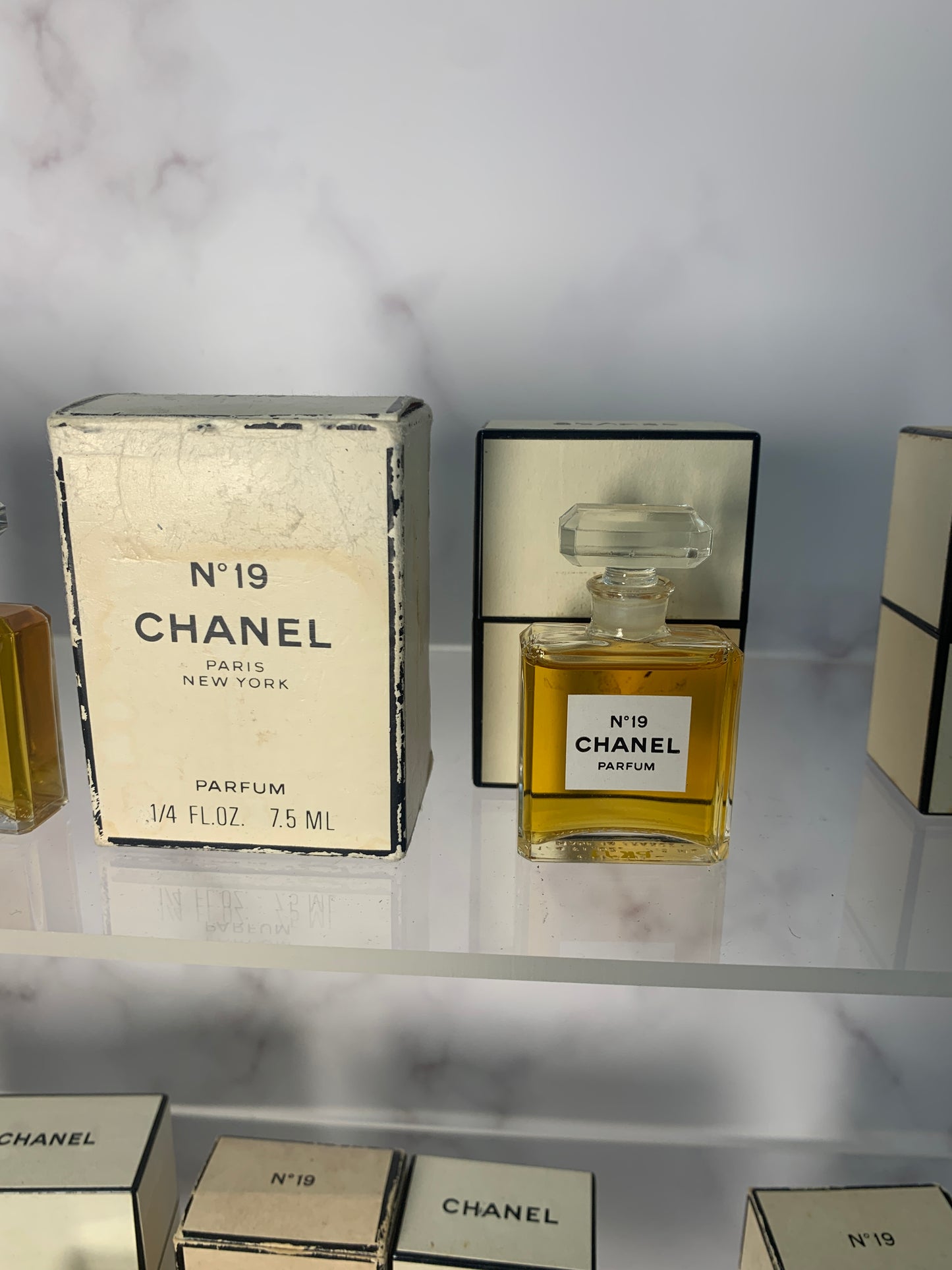 Rare Chanel No. 19 Parfum perfume 7.5ml 1/4 oz - 221122-A