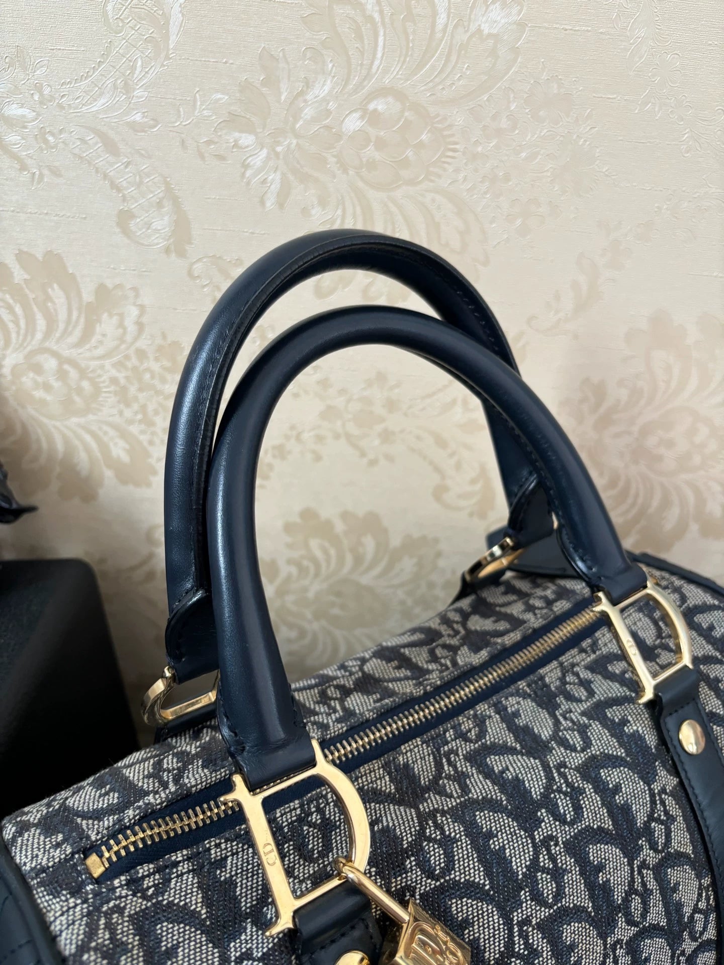 050125-4 Christian Dior handbag tote bag Blue
