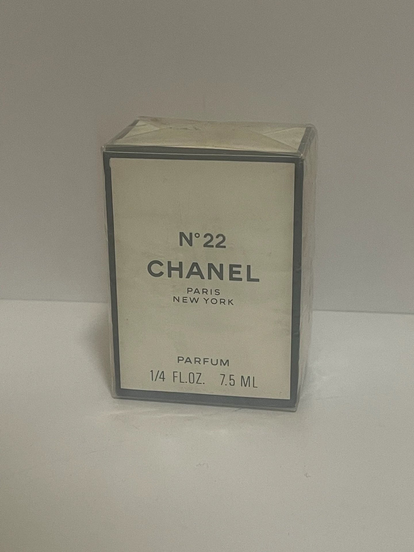 cas_v_apr_1-23 CHANEL No.22 7.5ml 1/4 oz parfum perfume