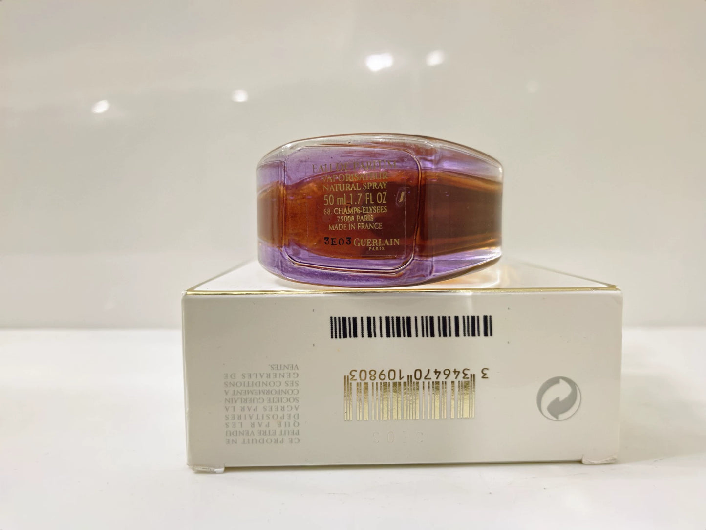 100826-27 Guerlain instant purple base EDP 50ml 1.7 oz