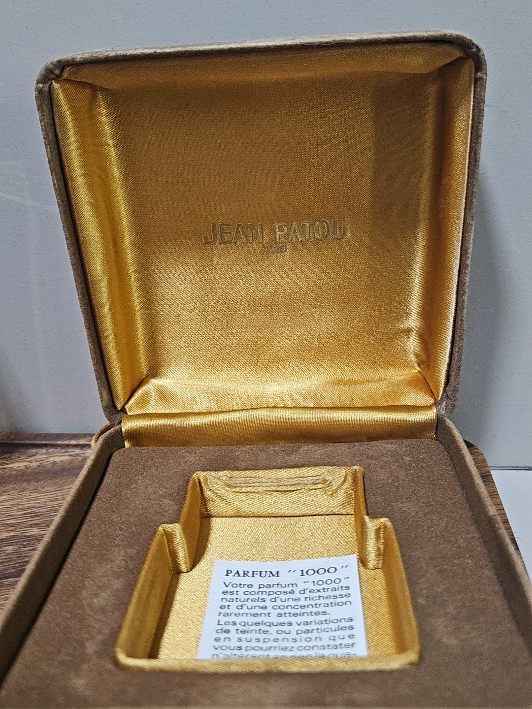100625-62 Jean Patou 1000 15ml 0.5oz Parfum Perfume