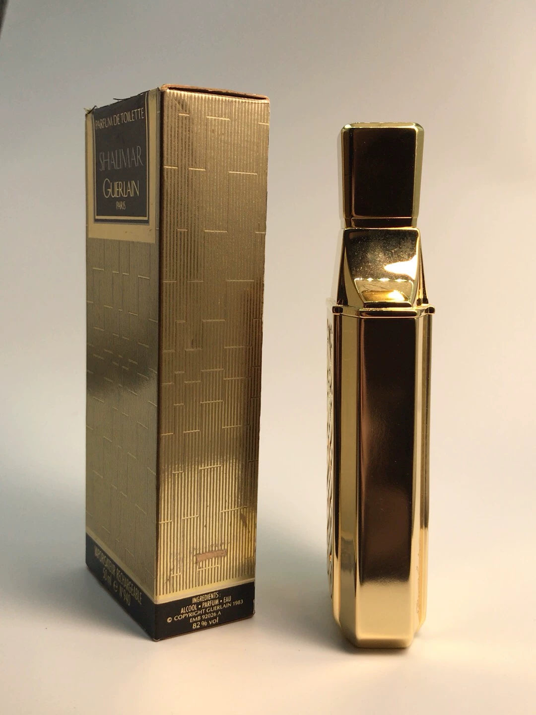 081224-11 Guerlain Shalimar Perfume Bird Cage Bottle 50ml EDT eau de toilette
