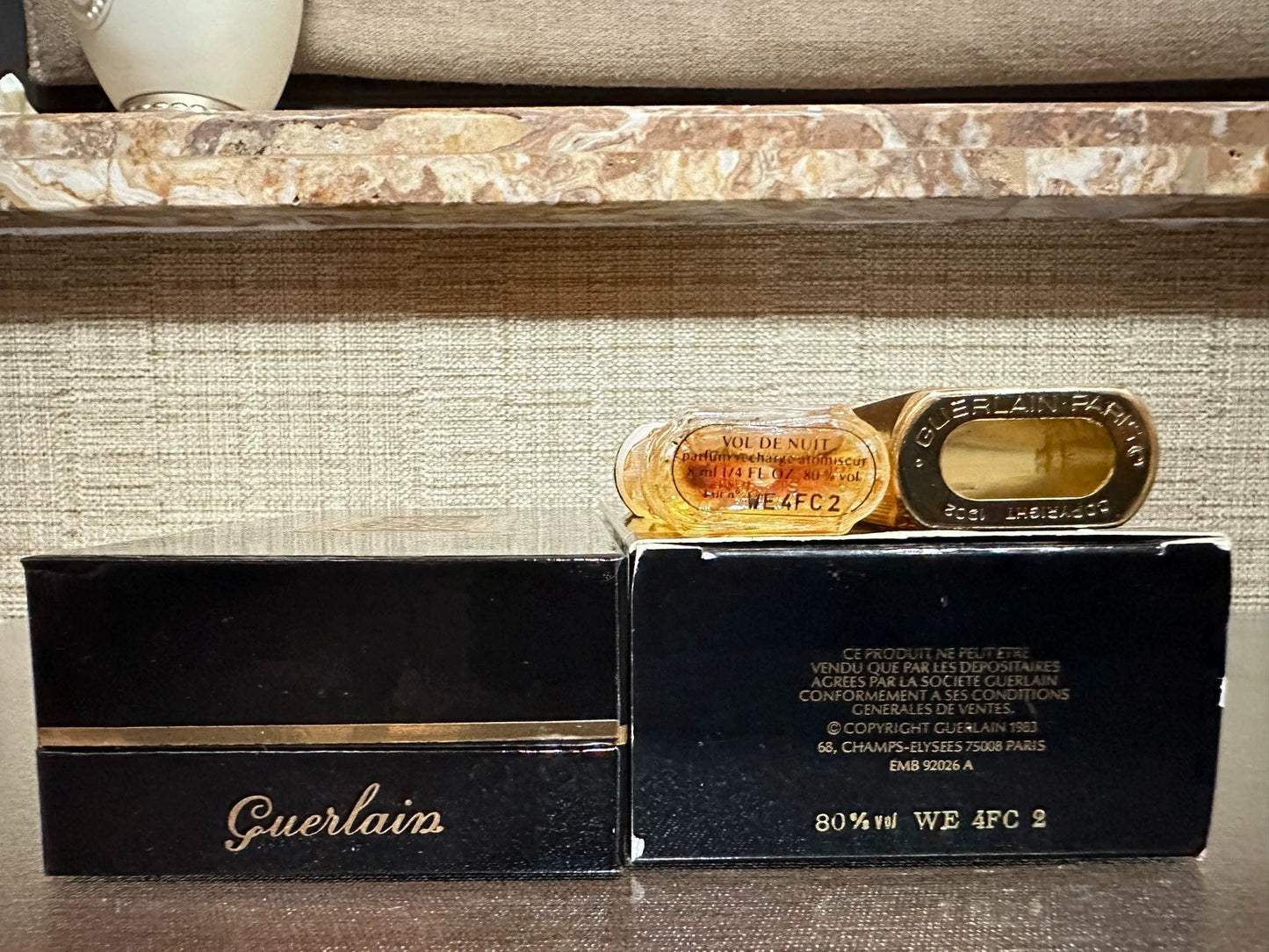 210325-95 Guerlain vol de Nuit 8ml 1/3 oz parfum perfume