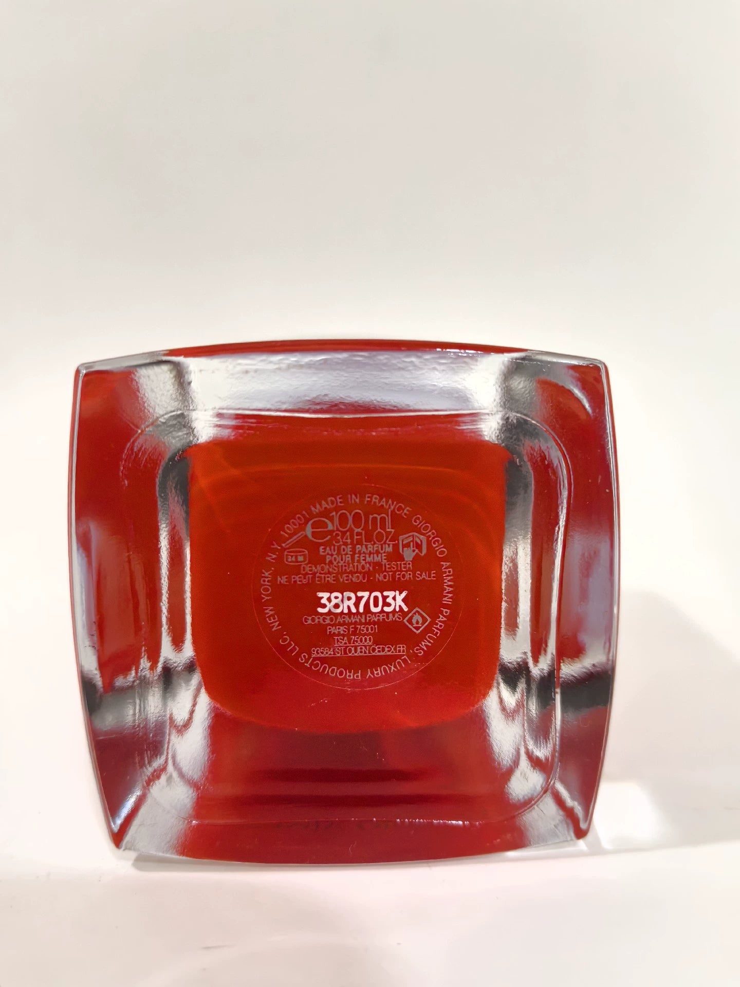 070325-99 Armani Red Love 100ml 3.4 oz Eau de Parfum Edp