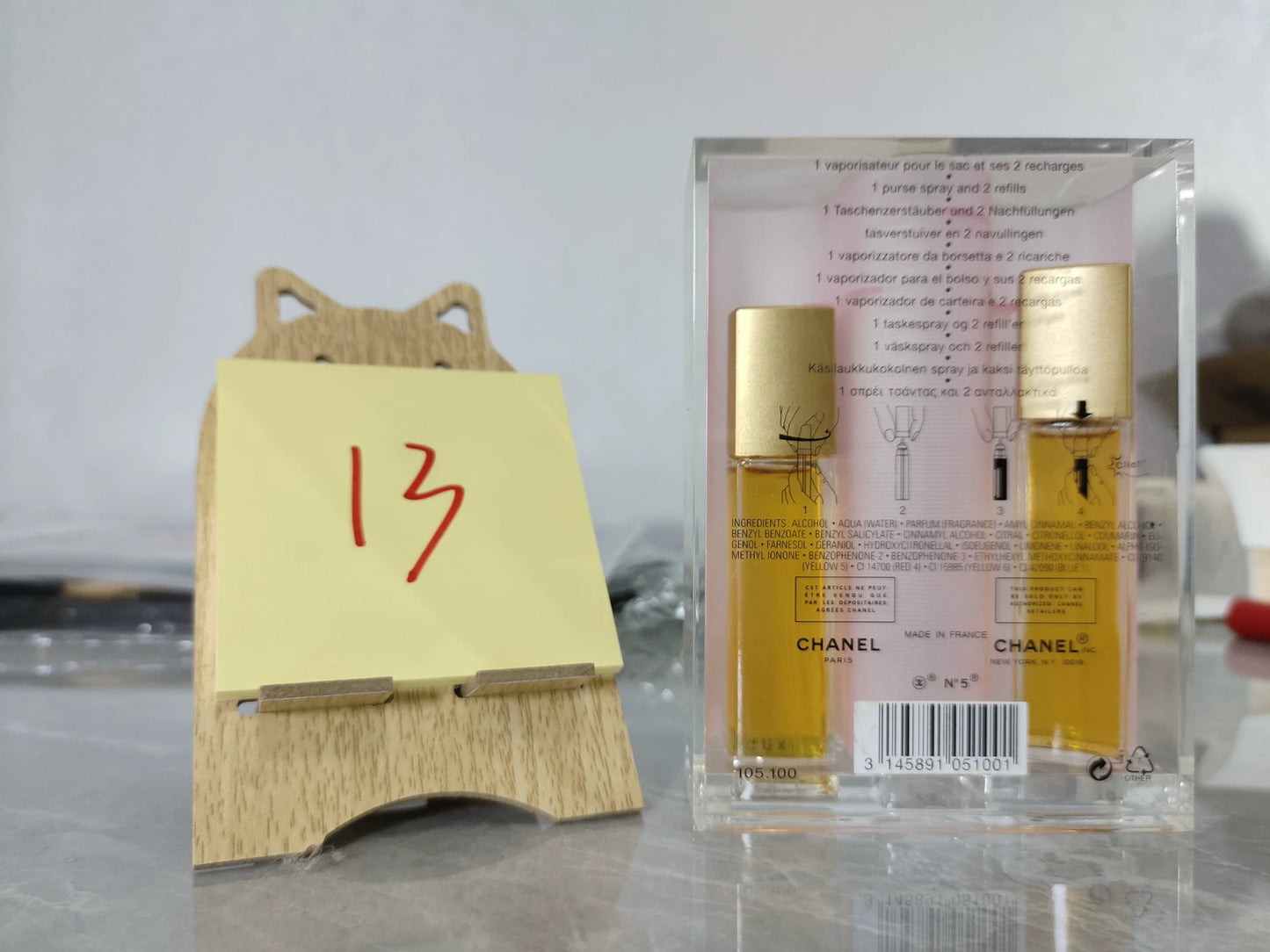 120625-77 Chanel No 5 Eau de Toilette EDT 15ml 0.5oz x 2