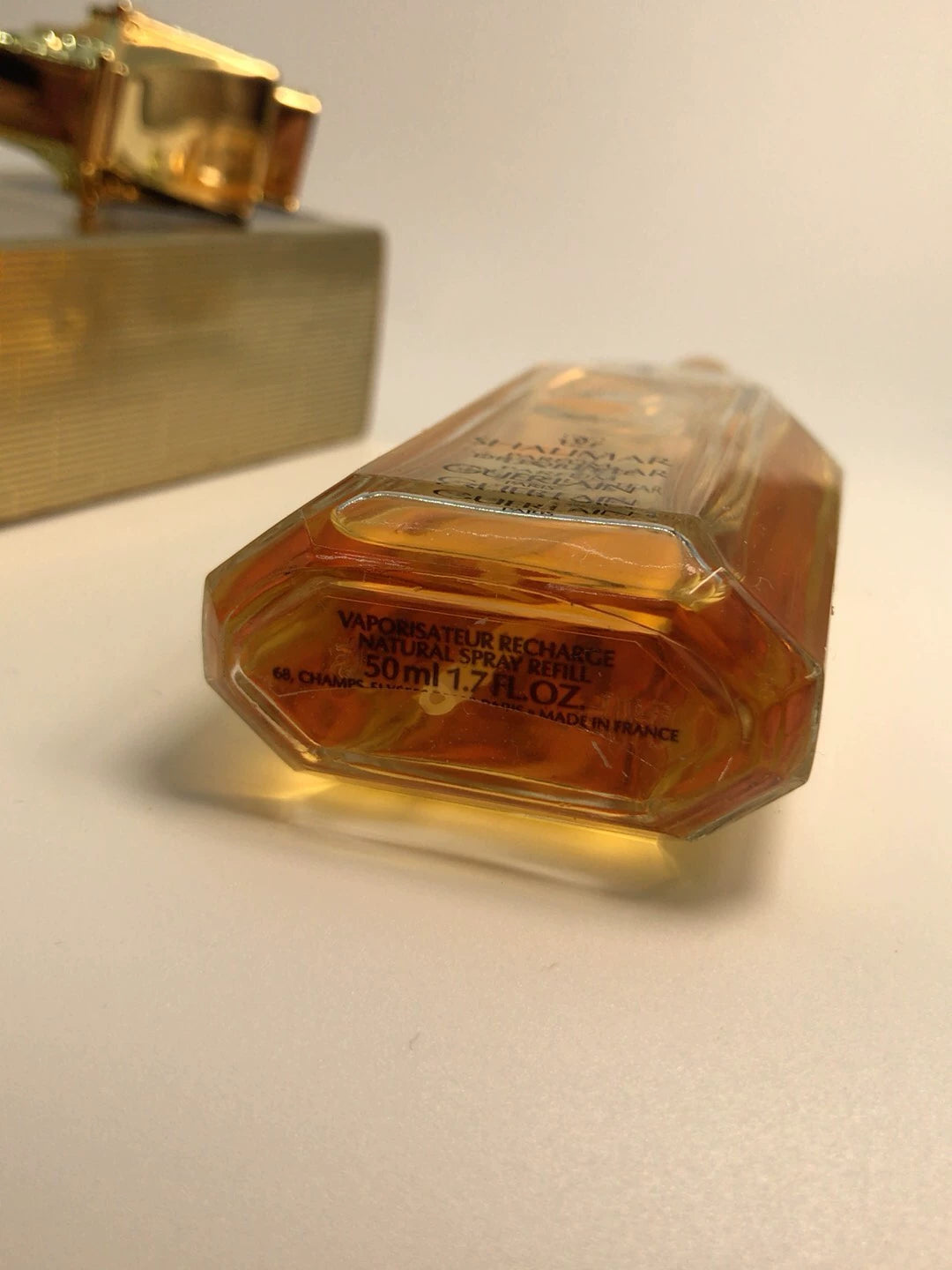 081224-11 Guerlain Shalimar Perfume Bird Cage Bottle 50ml EDT eau de toilette