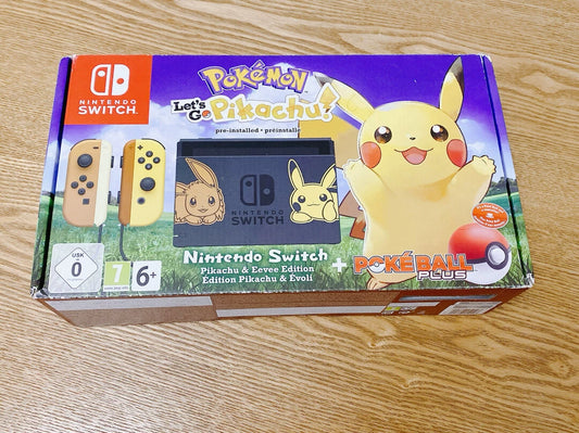 0825-game-5 European switch limited edition Pokemon Bikachu game console