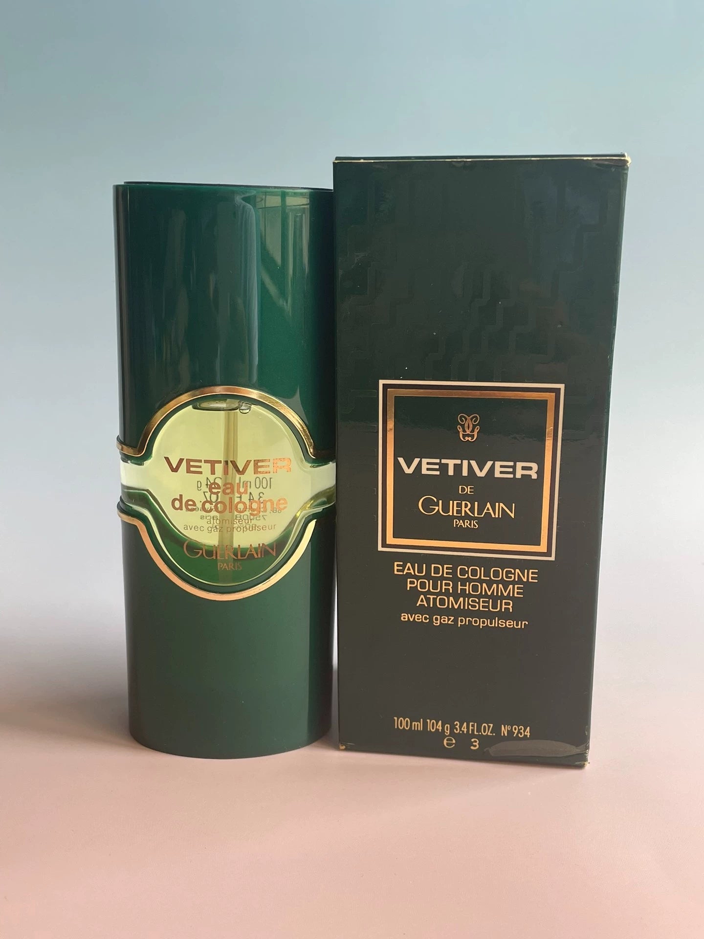051025-77 Guerlain Vetiver Eau de Cologne EDC 100ml 3.4oz